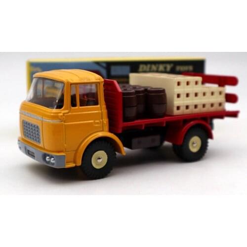 Atlas Dinky toys 588 Plateau Brasseur Berliet GAK Camion Truck Yellow Diecast Models Auto Car Gift Collection