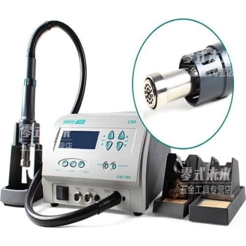QUICK Best System 713 ESD Rework System QUICK 713 High Power Hot Air + Station Iron 1000W