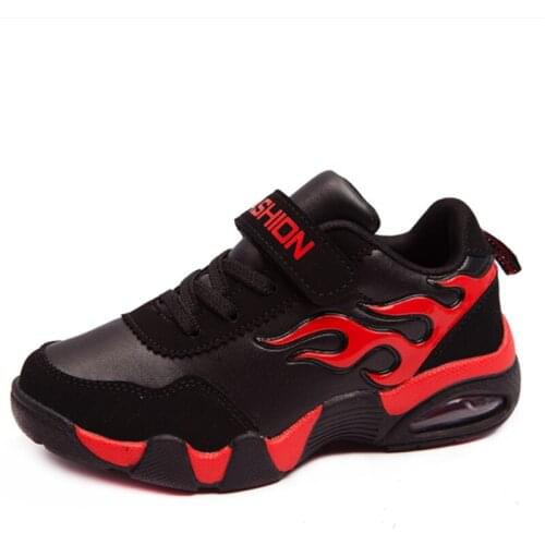 2021 Spring and Autumn Children Sport Shoes Boys Fashion Air Cushion Casual Shoes Kids Light Leather Breathable Running Sneaker