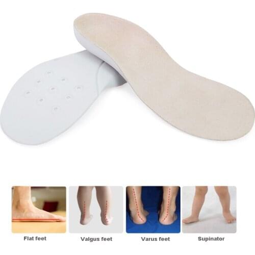 Children Sporty Velvet Insoles Orthotic FlatFoot Arch Support Anti Slip Insert Feet Care Pads For Boys Girls Toddler Teenagers