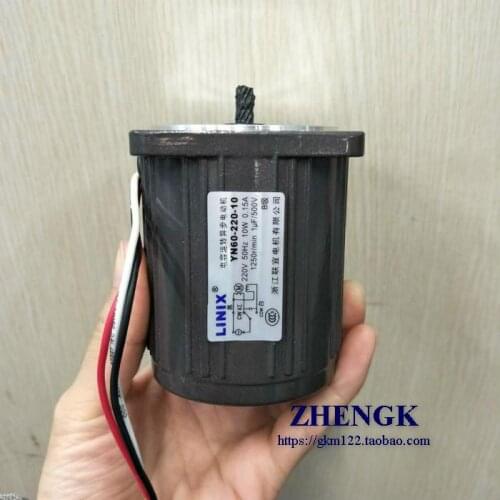 For LINIX Online YN60-220-10 10w Motor Gear Shaft Motor 3-wire Constant Speed
