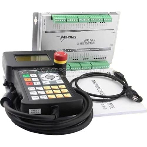 CNC Router 3 Axis Motion Card Weihong NK105 G3 DSP Control system Ncstudio Remote Handle