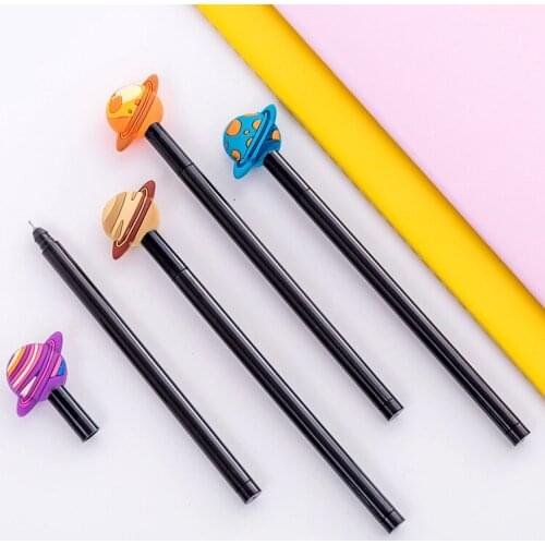 36 pcs/lot Planet gel pens cute 0.5mm black ink pen korea Stationery office school supply escolar
