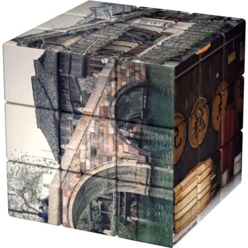 HelloCube Collection V4 3x3x3 magic cube Professional Panda City Toy photocube educational kids personalized diy gift neo cube