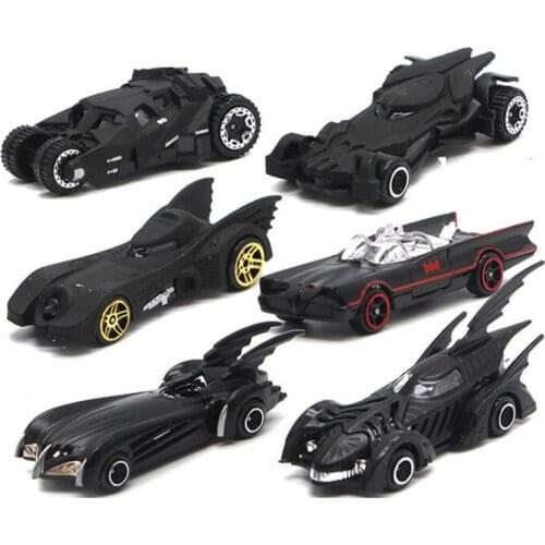 6pcs /lot Movie series Metal Batmobile Chariot Collectible Alloy car models Model Toys Gifts gift