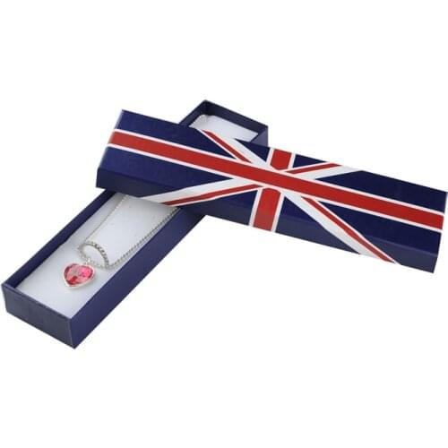 Box for Jewelry Wholesale Free Shipping 20.6*5.4*2.5cm 50pcs/lot Necklace Pendant Packaging Boxes Ring Earring Gifft Box