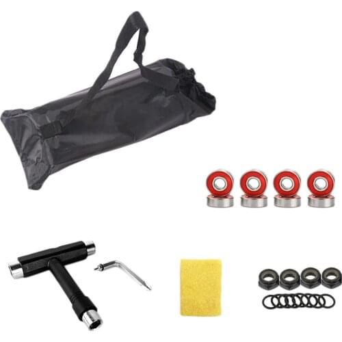 Skateboard Bracket Tool Kit with 31Inchs Backpack L Shape T-Tool Bearing Longboard for Skateboard Adjusting Accessories