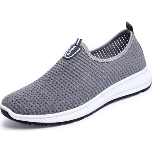 Summer Mesh Men Shoes Lightweight Sneakers Fashion Casual Walking Shoes Breathable Slip on Mens Loafers Zapatillas Hombre B83