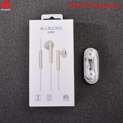 HUAWEI Honor Professionele AM116 Bedrade Koptelefoon met Bass geluidskwaliteit In-Ear headset voor Huawei Lenovo Xiaomi Samsung