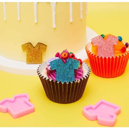 Silicone Baking Mold Cake Decoration Solid Color Chocolate Handmade Doctor Clothes Biscuit Muffins Soaps DIY Tool