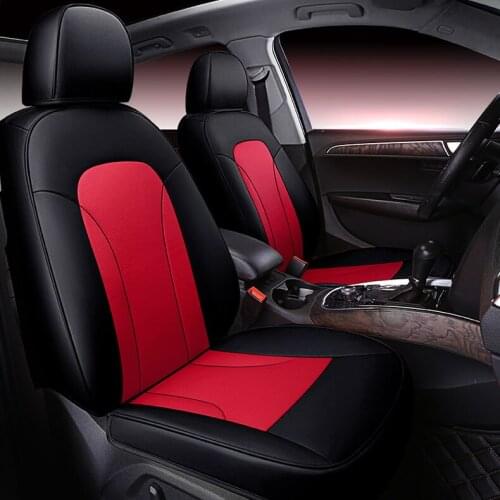 Cowhide special car seat covers Leather For SsangYong rodius Korando Actyon Rexton Chairman Kyron car accessories auto styling