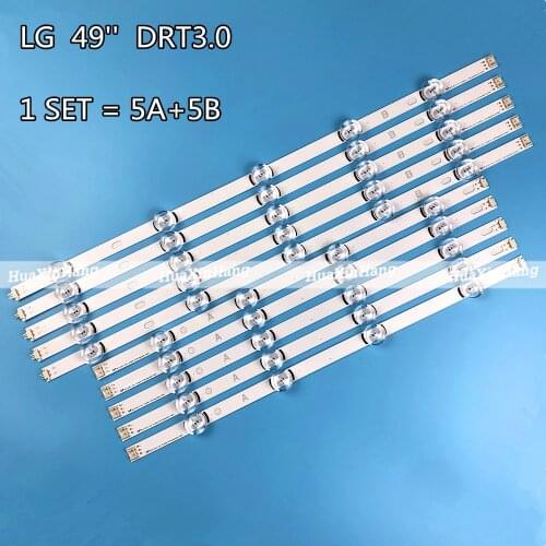 LED Backlight strip 9leds For LG 49LB620V Innotek DRT 3.0 49" A B 49LB552 49LB629V 6916l 1788A 1789A 49LF620V 49UF6430 49LB552v