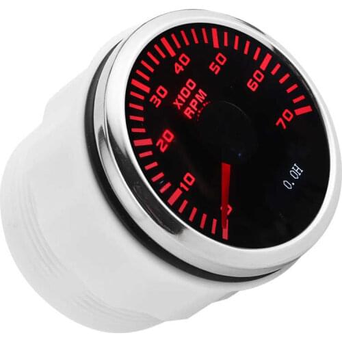 2in 9-32V DC 7000RPM Tachometer LCD Display for Car Motorcycle Construction Machinery universal