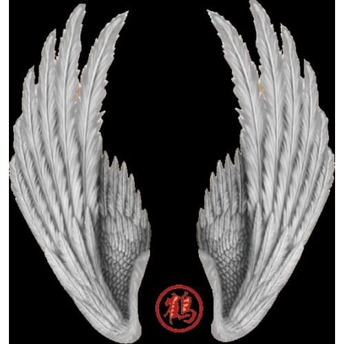 Angels wings Iron On Transfer Vinyl Heat Transfer Patches wholesale For Clothes Patch Thermo Stickers On Clothes Badges