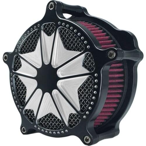 Air Cleaner Harley Cnc Venturi Cold Air Intake Filter for Dyna 2000 - 2017 Softail 2000 - 2015 Touring 2000 - 2007 Fitment-B