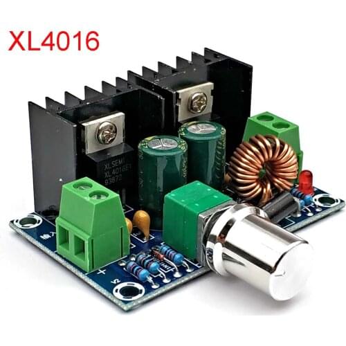 XH-M401 DC-DC Step Down Buck Converter Power Supply Module XL4016E1 PWM Adjustable 4-40V To 1.25-36V Step Down Board 8A 200W