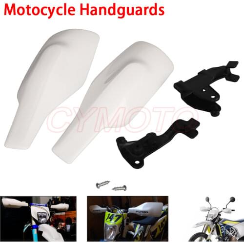 White Motocross Handguard For Husqvarna TX FC FE TE TC FX 125/250/300/350/450/501/501S Motorcycle Hand Guard Protector