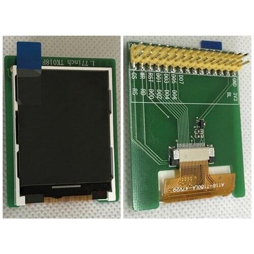 1.77 inch TFT LCD Screen with Adapter Board ILI9163 Drive IC 8Bit Parallel Interface 128(RGB)*160