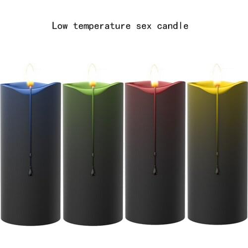 1PCS Low Temperature Candle Bdsm Drip Wax Sex Toys Adult Women Men Games Teasing Candle Erotic Adult Toys Passion Dripping Wax
