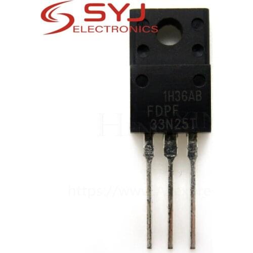 10pcs/lot FDPF33N25T TO-220F 33N25T FDPF33N25 TO220F In Stock