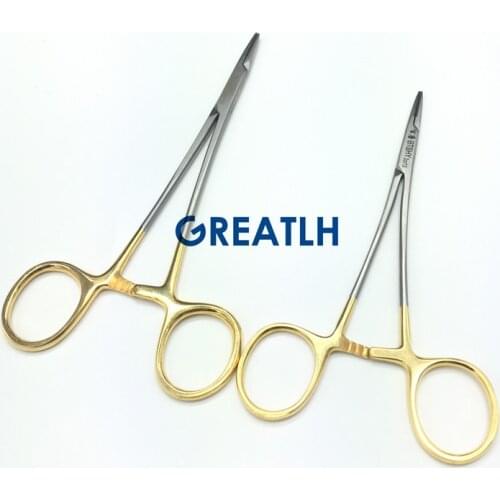 12.5cm/14cm Needle holder with scissor Ophthalmic stainless steel plastic surgery instruments