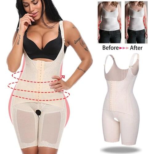 2020 New Full Body Shaper Invisible Butt Lifter Corset Push Up Recovery Shapewear Modeling Belt Women Tummy Control Underwear