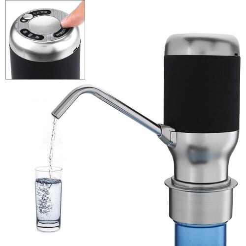 Double Mode Portable Push-button Wireless Rechargeable Electric Intelligent Water Pump with USB Cable / 304 Stainless Steel Tube