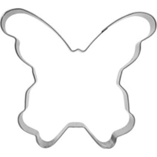 Hot Butterfly Baking Utensils Egg Tool Mould Cookie Stamp Metal Molds Baking Pastry Tools for Girls Birthday Party Decoration
