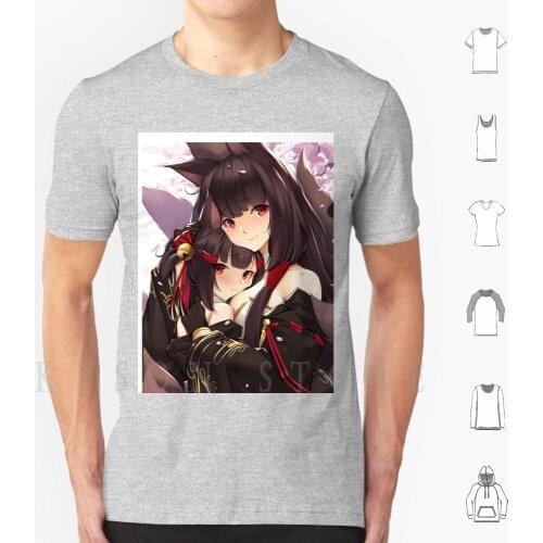Azur Lane Akagi & Akagi-Chan T Shirt Cotton Men Diy Print Anime Azur Lane Akagi Akagi Chan Tony G