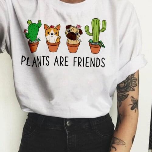 Womens T-shirt Flowers Ladies Tops Female T-shirt Graphic Tees Women Floral Print Shirt Harajuku Streetwear Lady Funny Top