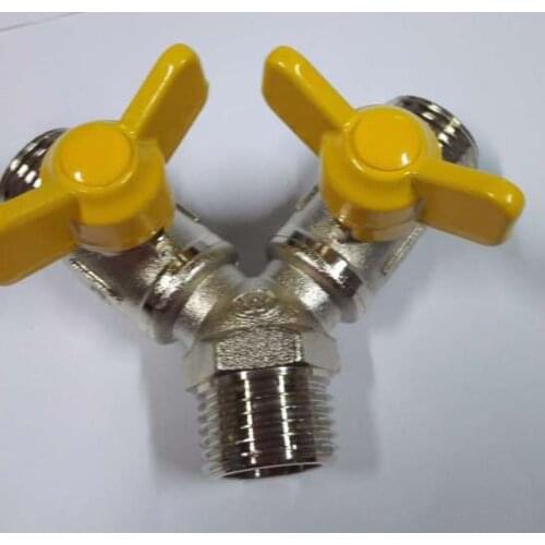 Gas Air line Water Pipe Gas Tube Plumb Hose Adapter Y Splitter Connector Junction Joint 2cm Dia Hole