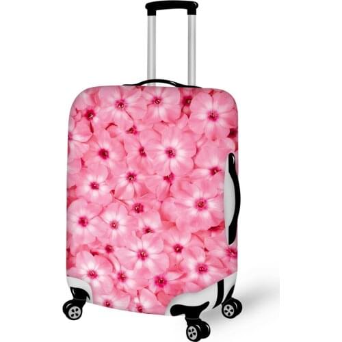 Beautiful print flower Colorful Luggage Cover Protective Suitcase cover suit for Carry on baggage Case Bag Travel