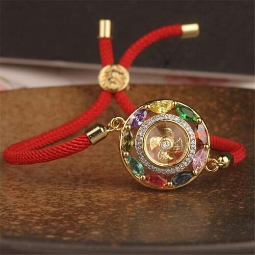 Loredana Fashionable Exquisite Nine Color Lucky Zircon Round Bracelet Necklace Set Jewelry For Women.Holiday Gifts For Girls