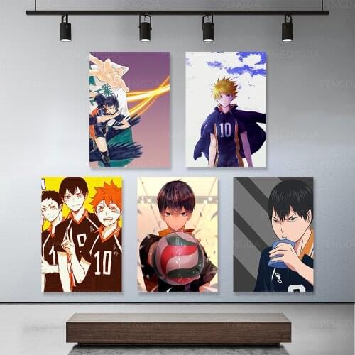 Modular Pictures Haikyuu Home Decoration Wall Art Anime Character Canvas Prints Painting For Living Room Frame Poster