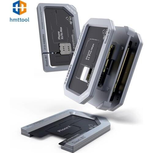 Qianli IP-01 IP-02 BGA Reballing Stencil Platform For IPhone X XS XS MAX11 Pro Motherboard Middle Layer Planting Solder Template