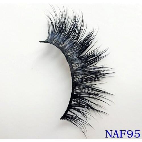 IN US 100 pair Mink Lashes Real Mink Hair Messy Fluffy Lashes Short Soft Natural Eyelashes Mink Eye Lashes Makeup Mink Eyelashes