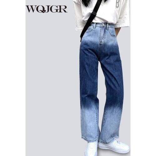 Женские прямые джинсы WQJGR China At AliExpress