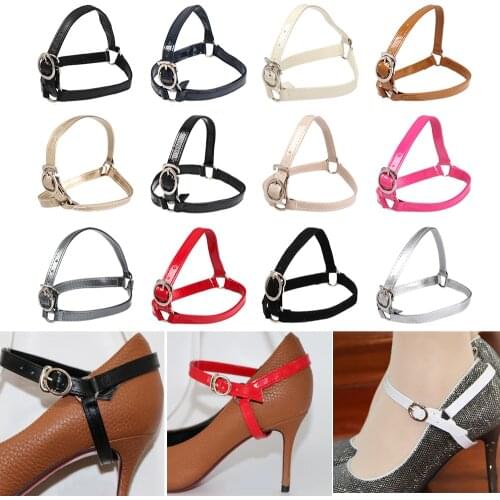 1Pair Bundle Shoelace for Women High Heels Holding Loose Anti-skid Straps Band Adjustable Ankle Shoes Belt Shoe Accessories