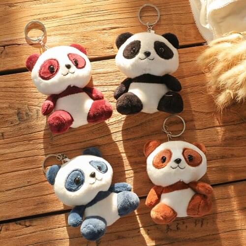 1pcs Lovely Cute 11cm Gift Panda Small Plush Stuffed Toys Wedding Party Gift Plush Toys