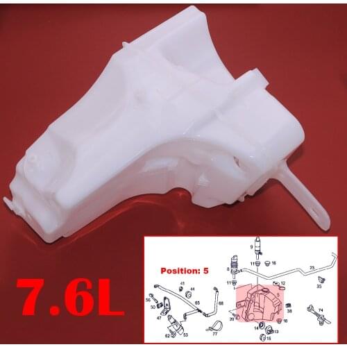 1638690820 Plastic Car Windshield Washer Fluid Reservoir Tank 1638601160 Fit For Mercedes W163 ML320 ML430 ML350 ML500 ML55 AMG