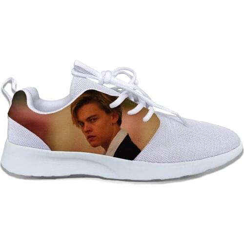 2019 Hot Cool Fashion Pop Funny Summer High Quality Sneakers Handiness Casual Shoes 3D Printed For Men Women Leonardo DiCaprio