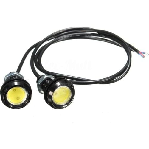 2x 10W Boat Drain Plug White LED Light Lamp 3/4inch NPT For Marine Underwater Fish