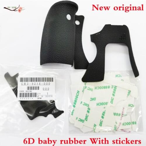 3PCS 100%NEW Original Body Rubber Shell For Canon 6D Digital Camera Repair Part + Tape Repair parts