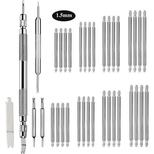 37pcs/set Spring Bar Tool Kit Watch Band Bracelet Link Remover Repair Accessories