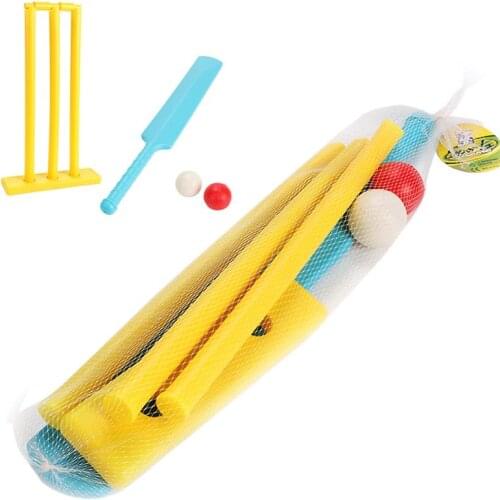 1 Set of 4pcs Kids Cricket Set Backyard Creative Sports Game Interactive Board Game Cricket Play Toys for Indoor Outdoor Play (R