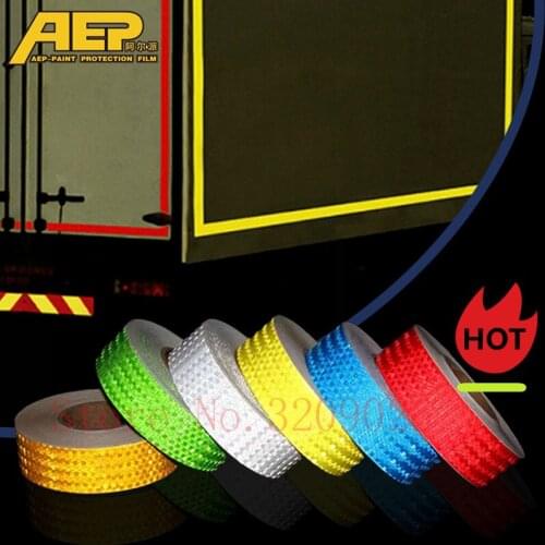 Car Reflective Stickers For Bicycle/Truck/ Motorcycle/Boby Car/RVs/Camper/Backpack/Helmet/Scooter DIY Self Adhesive Decor Tape