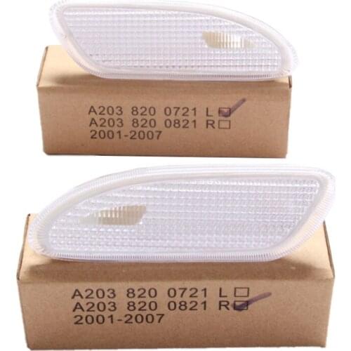 Charm2021 Fit For 2001-2007 Mercedes for Benz C-class W203 Side Lamp A2038200721l A2038200821