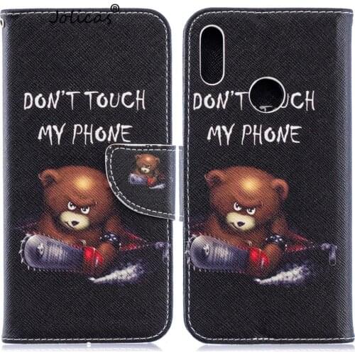 Butterfly Mobilephone Cases For Cover Huawei Y6 2019 Fundas Huawei estojo Honor 8A Y6 Prime 2019 PU Leather Book Flip Phone Bag