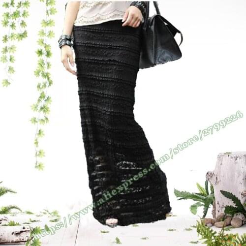 Cnguose Lace Pencil Skirts
