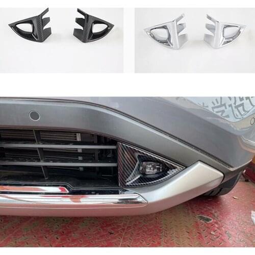 For NISSAN X-TRAIL 2021 Car Front Fog Light lamp Decoration Cover Trim Auto Styling Moldings New Accessory